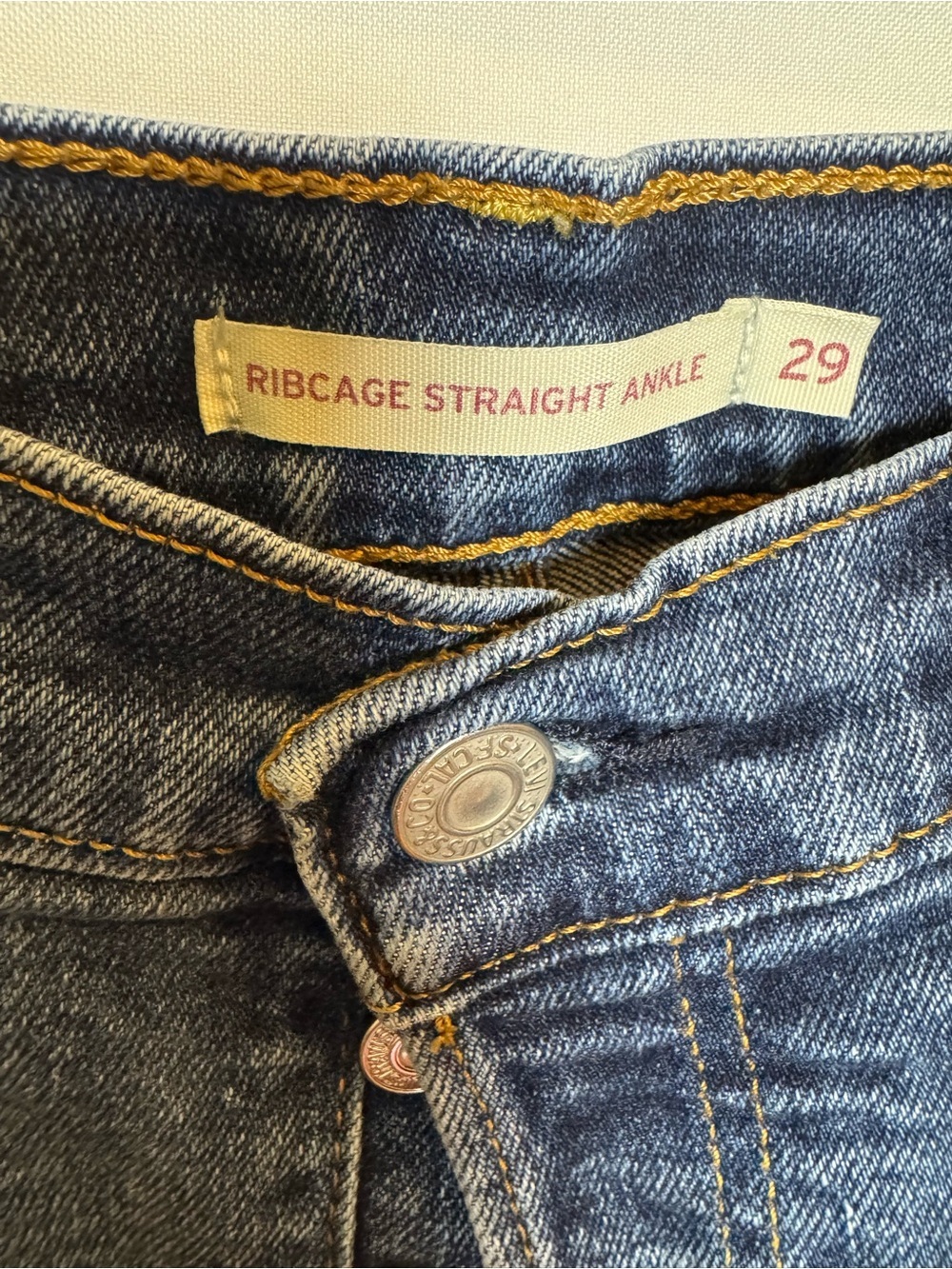 Levi’s Ribcage Straight Ankle Jeans 29 - Picture 3 of 7